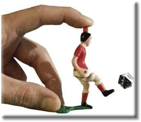 Tipp-Kicker in Aktion